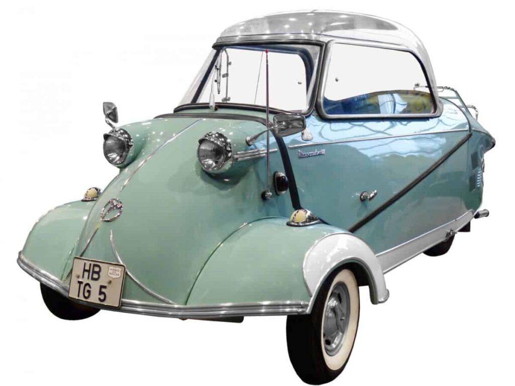 Klassikalises stiilis 1950ndate mikroauto Messerschmitt